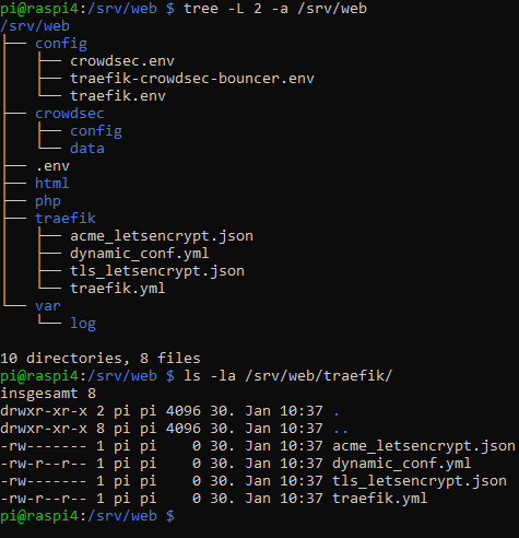 Verzeichnisstruktur /srv