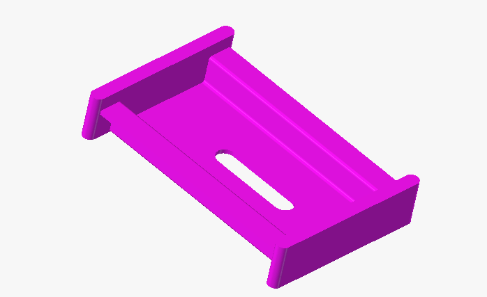 Hutschiene für Netzeilhalterung