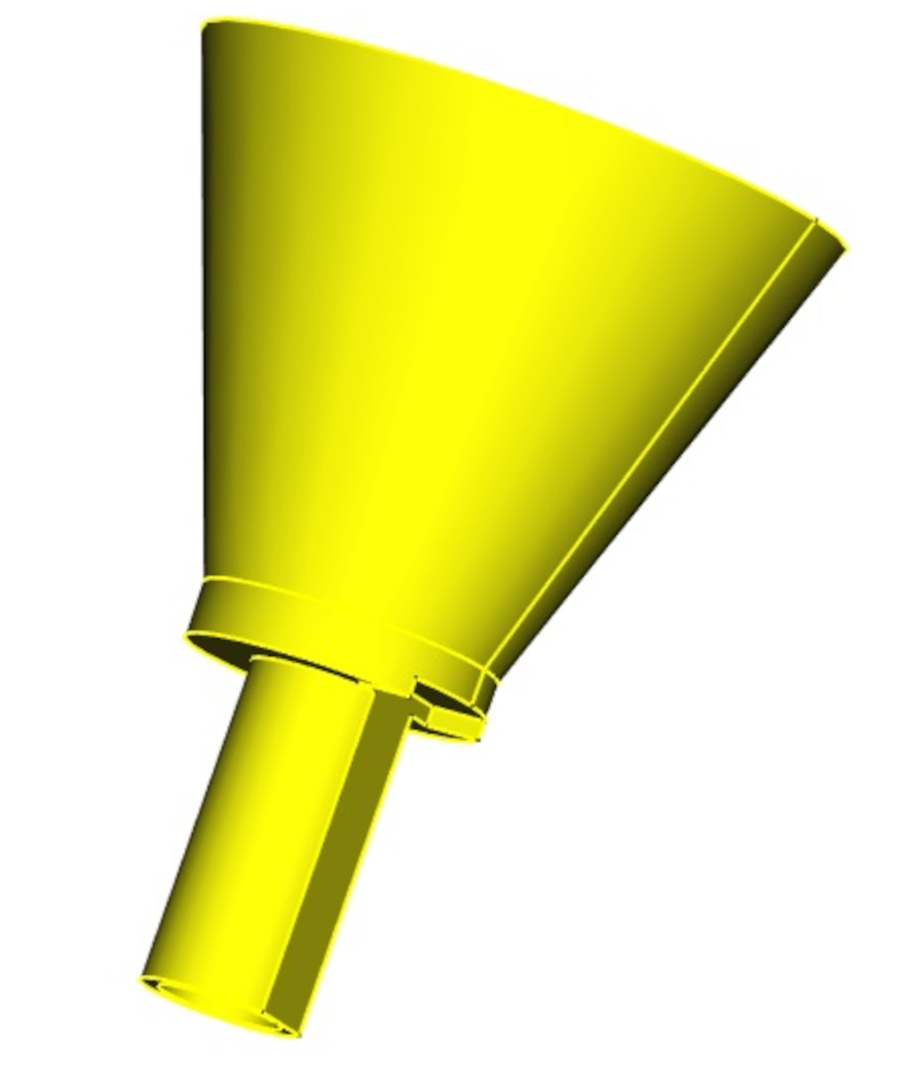 3D-Vorschau Trichter